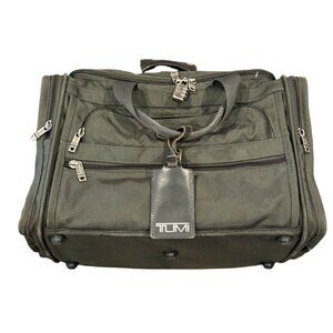Tumi Soft Case Genuine Ballistic Nylon Satchel/Weekender Dark Green Rare Khaki